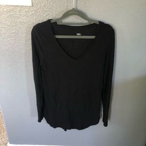 Sheer black top